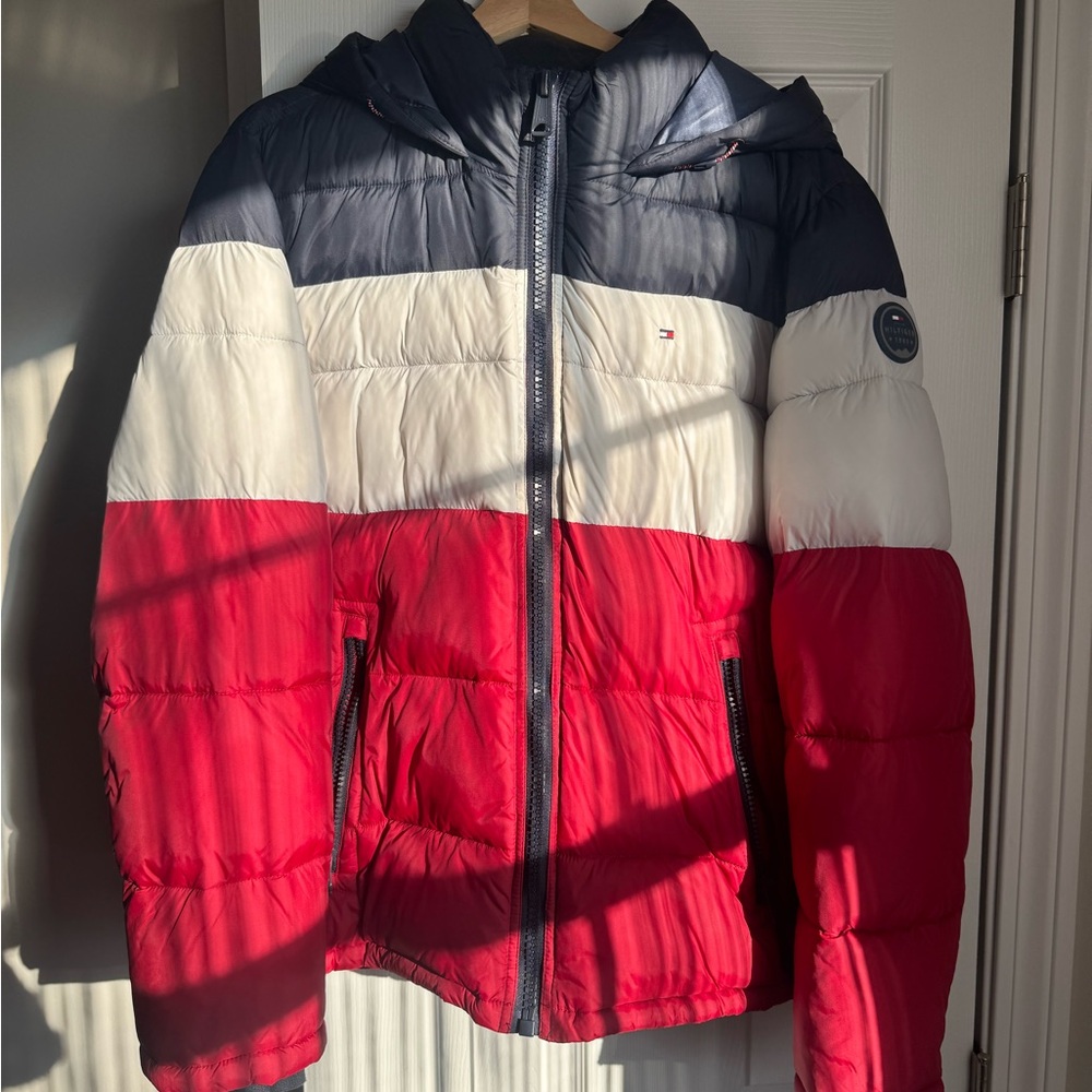 Tommy Puffer Jacket Size Medium
